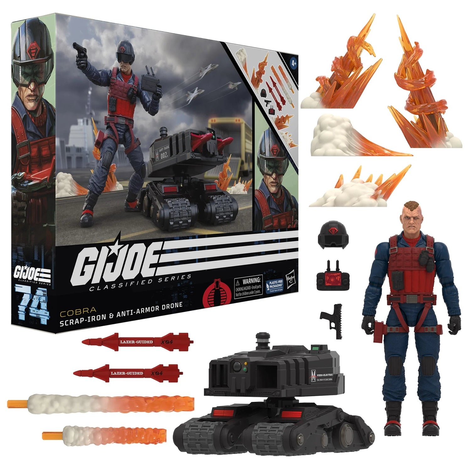 G.I. Joe Classified Series Scrap-Iron & Anti-Armor Drone Hasbro